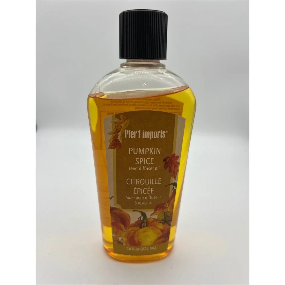 Pier 1 Imports Pumpkin Spice Reed Diffuser Oil Refill 16 fl oz 473 mL USA Made